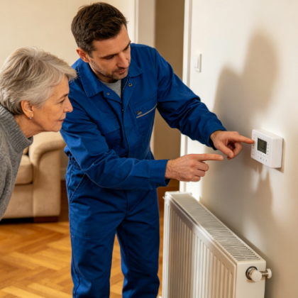 Heating Operation Guidance Service